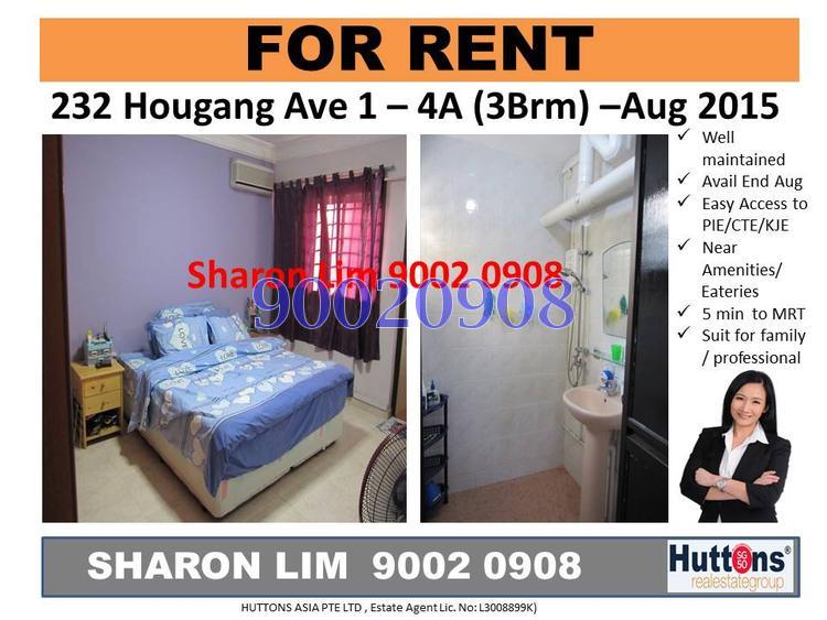 Blk 232 Hougang Avenue 1 (Hougang), HDB 4 Rooms #81855982